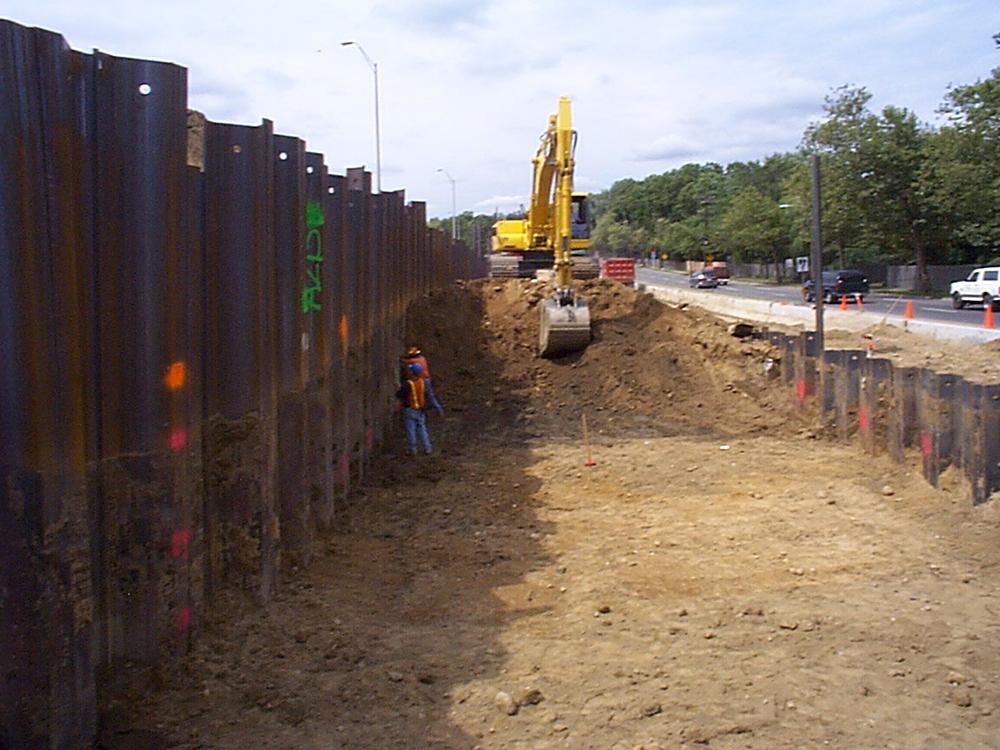 Widening At Lakeville Rd And Wb Lie Service Rd